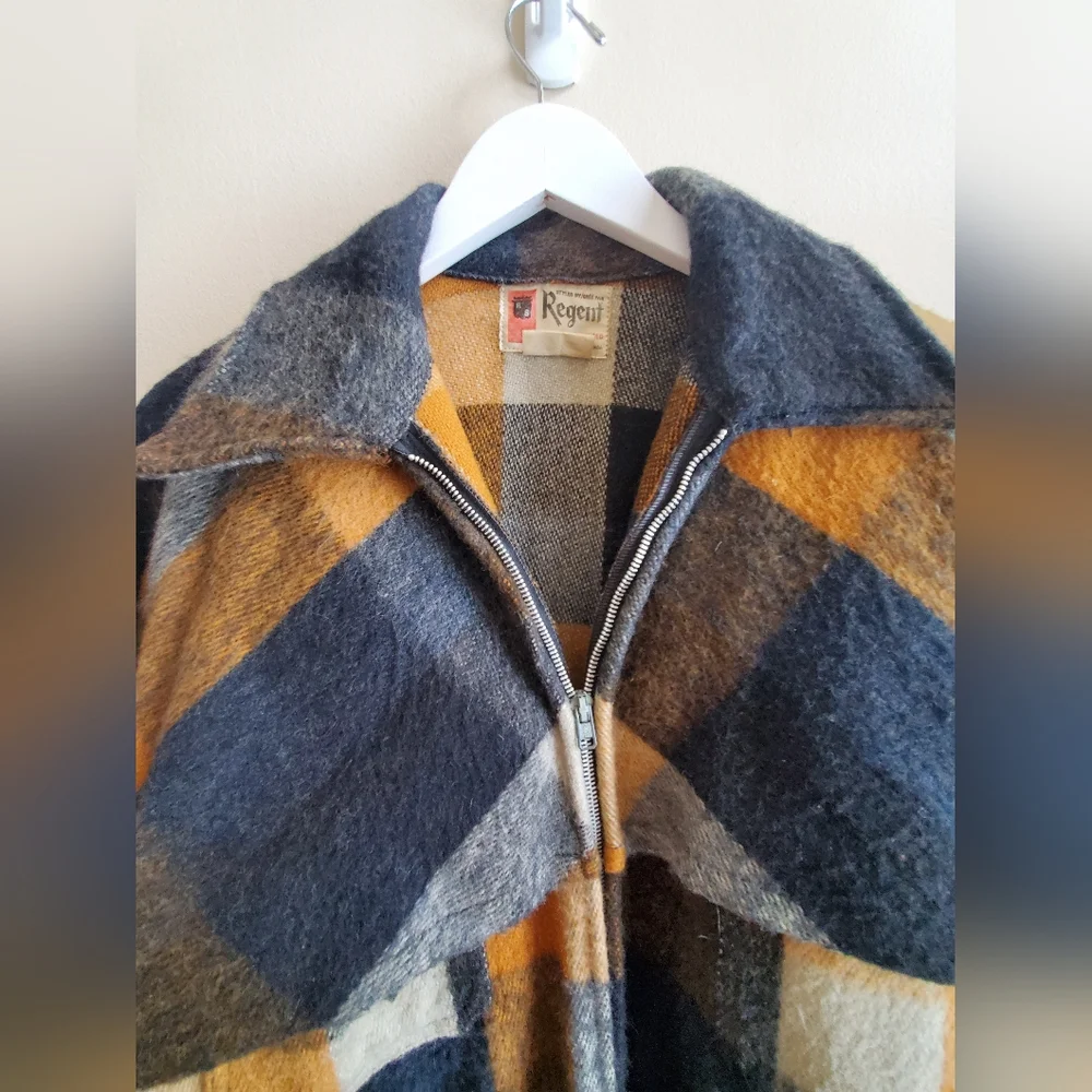 Vintage Shacket shirt like jacket rare and warm unisex Large - Picture 3 of 14